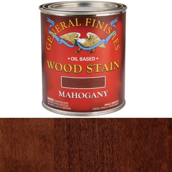 Wood Stain - Oil Based - Color:Mahogany - Size:1 Quart
